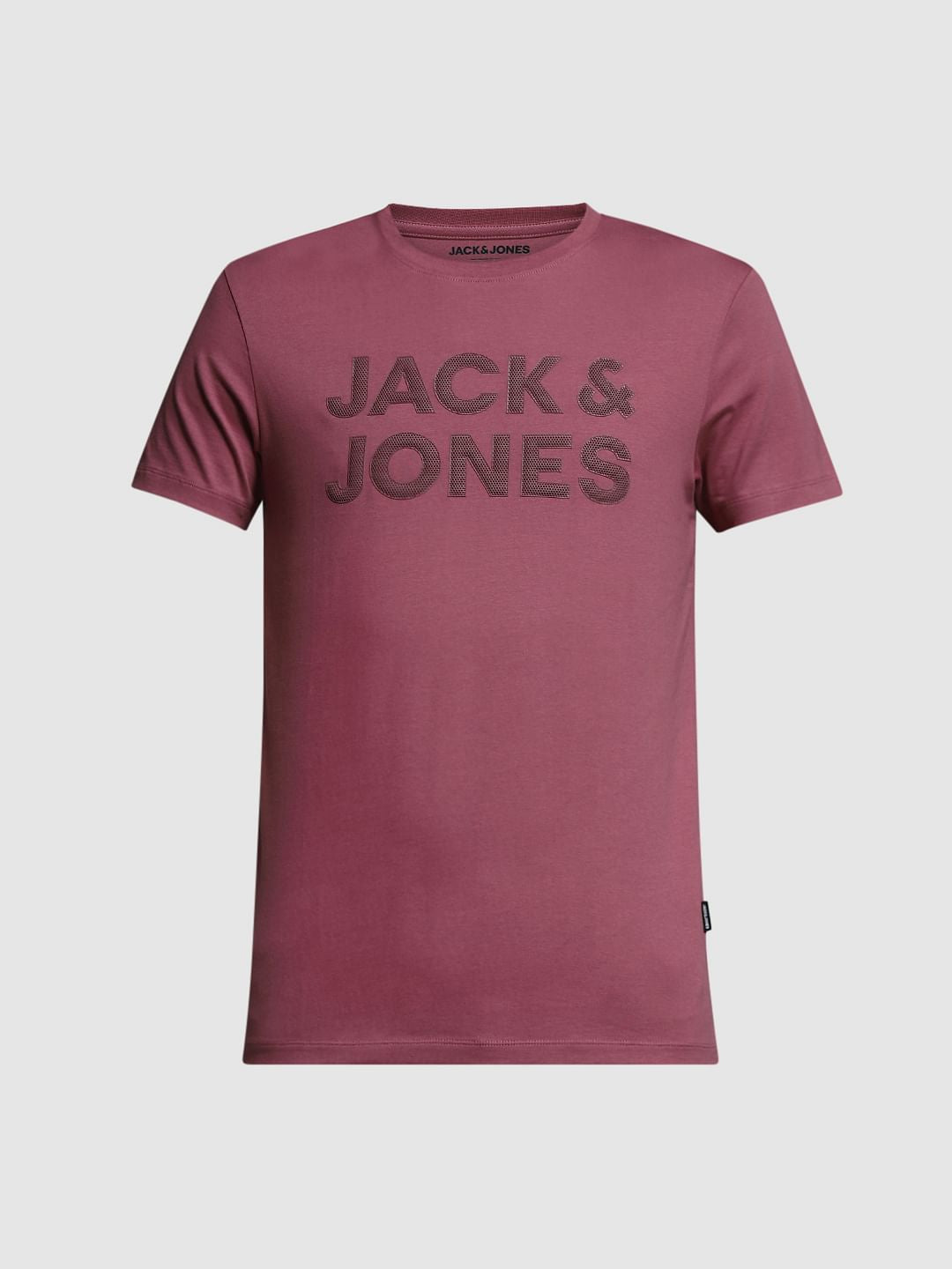 Red Logo Print T-shirt