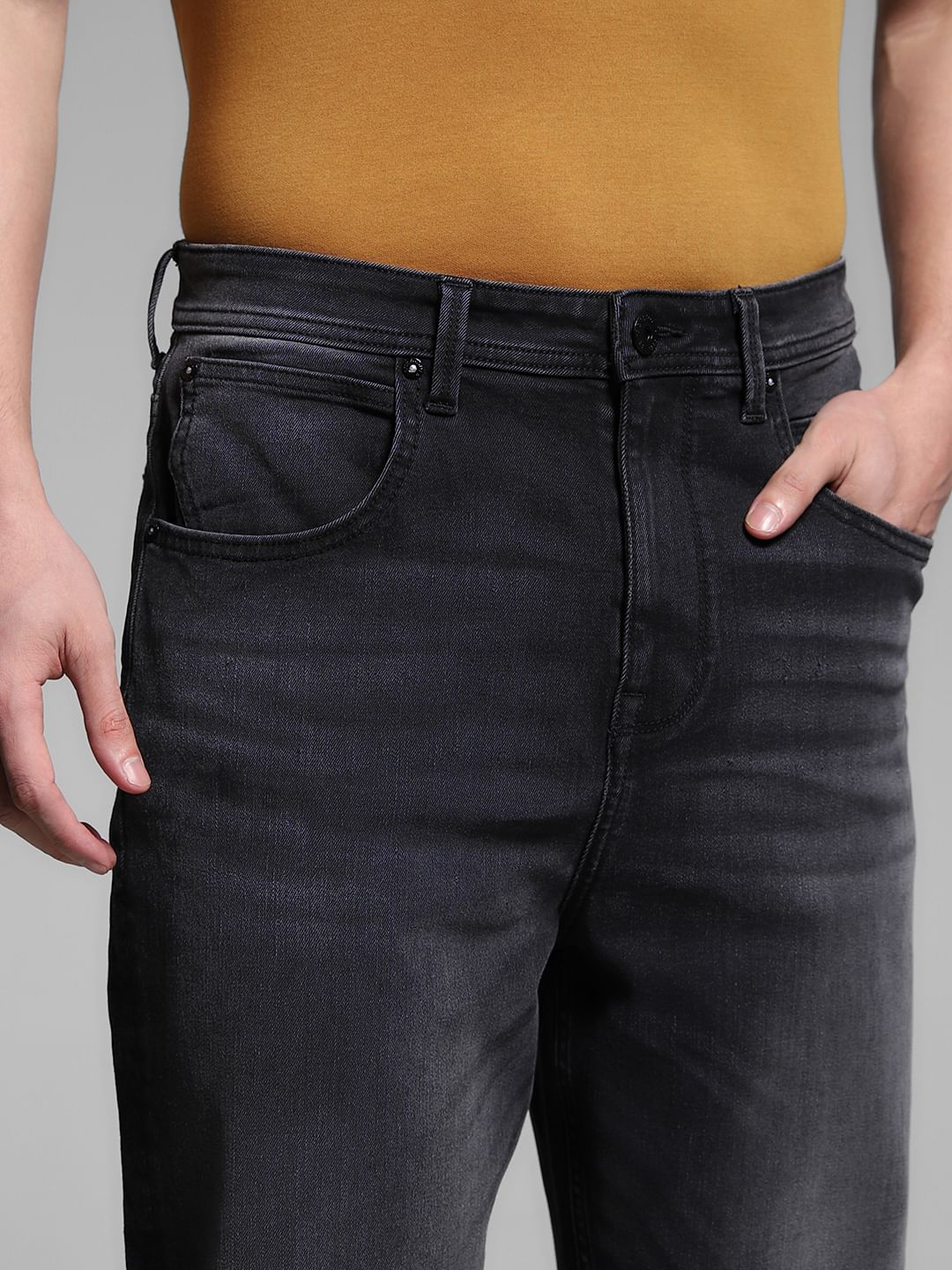 Black High Rise Dario Loose Fit Jeans