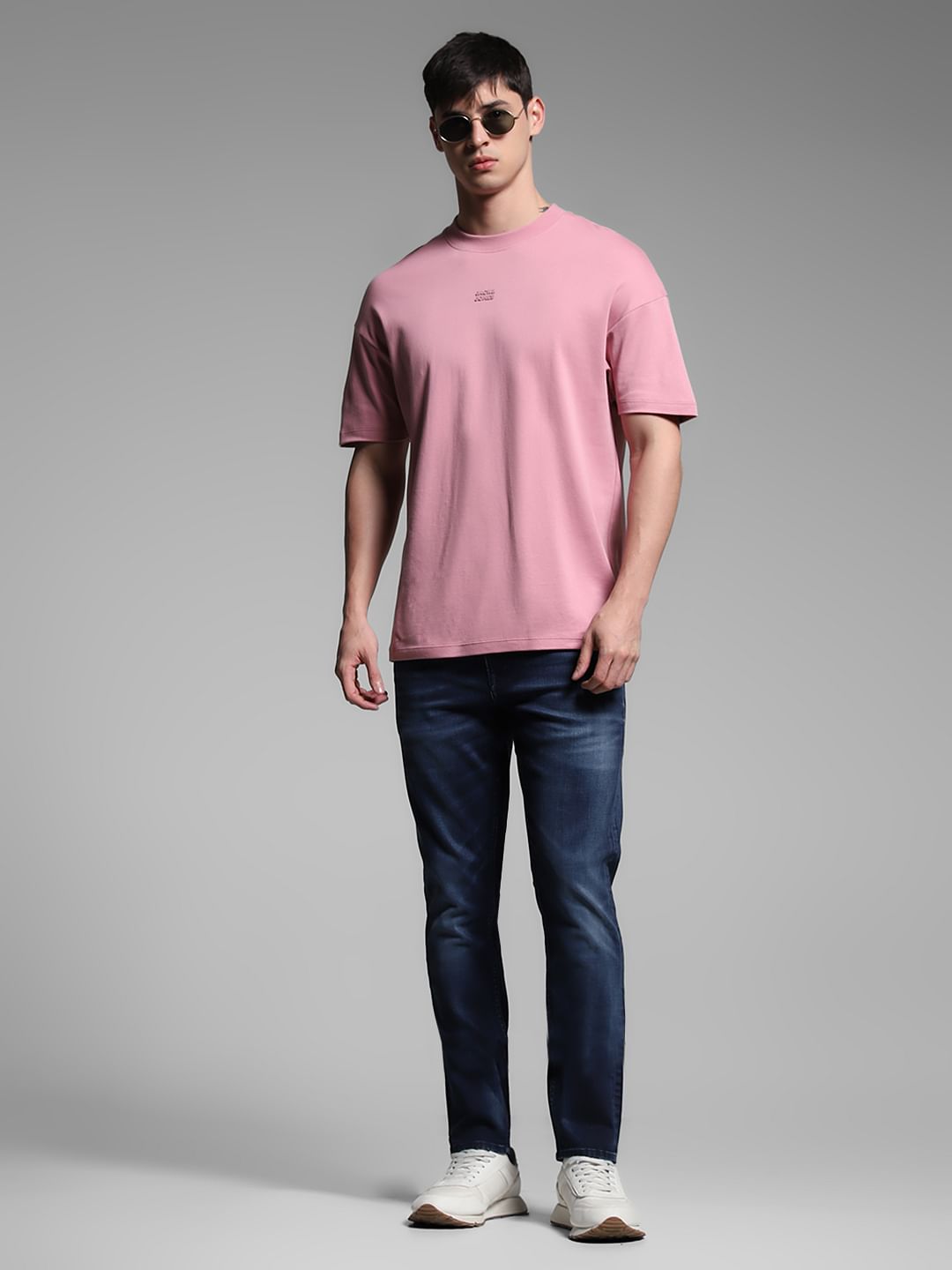 Dark Blue Low Rise Glenn Slim Fit Jeans