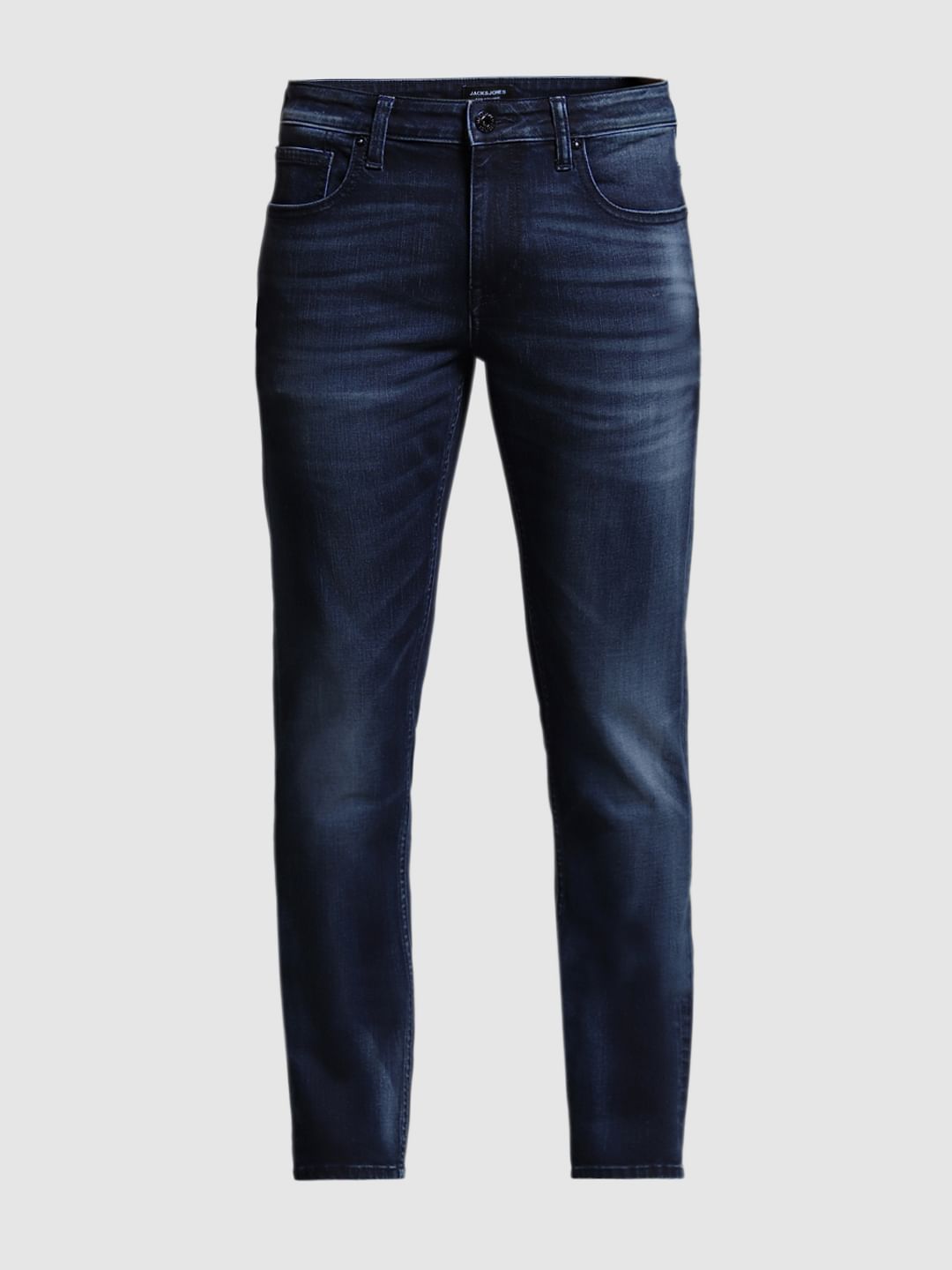 Dark Blue Low Rise Glenn Slim Fit Jeans