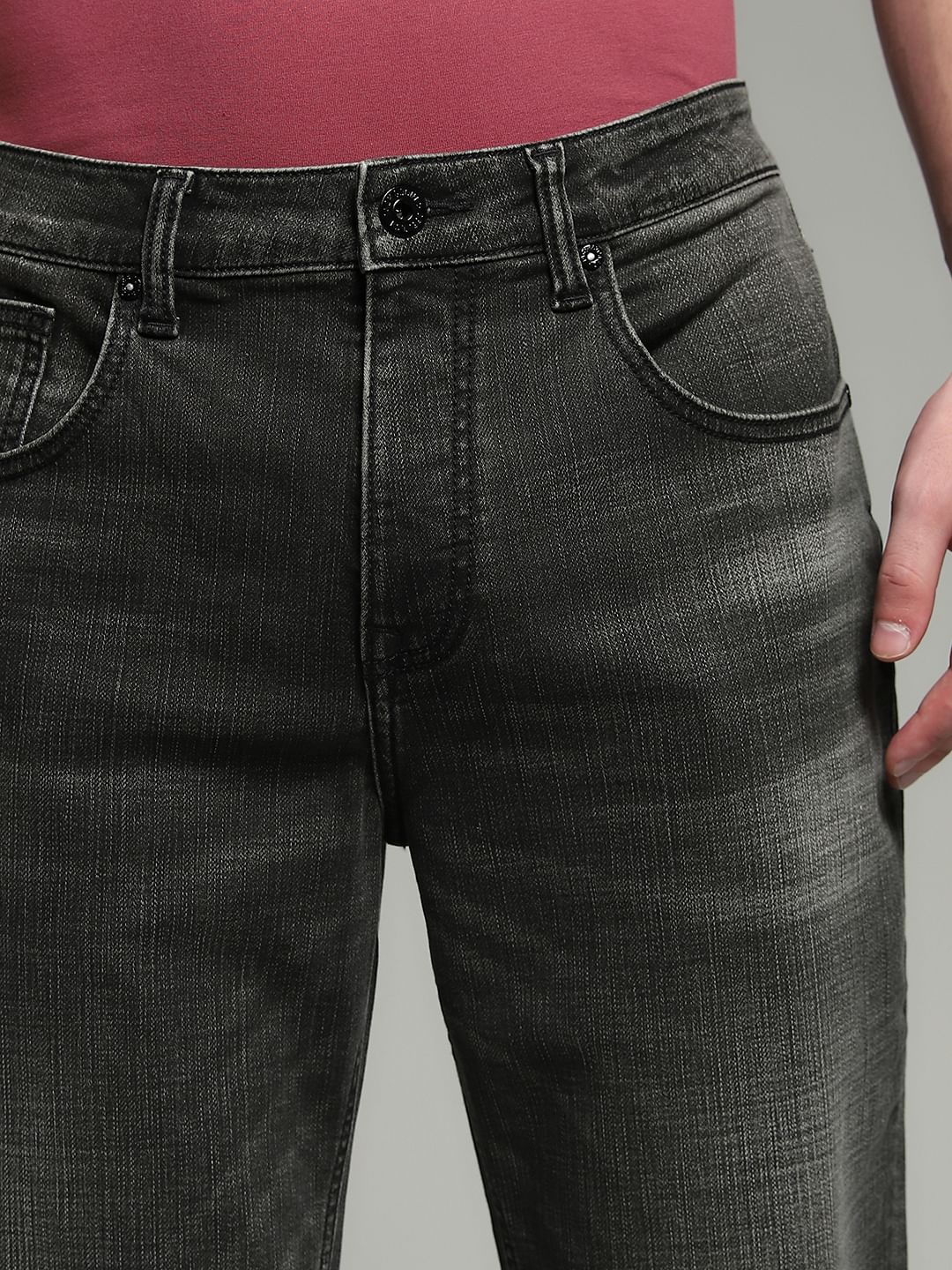 Green High Rise Cliff Bootcut Jeans