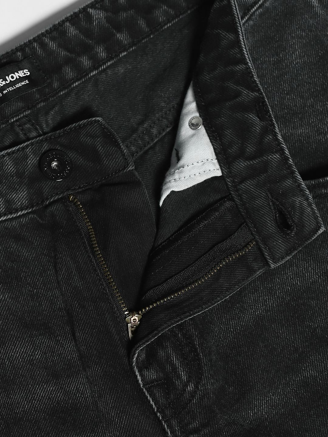 Black Korean Cargo Denim Shorts