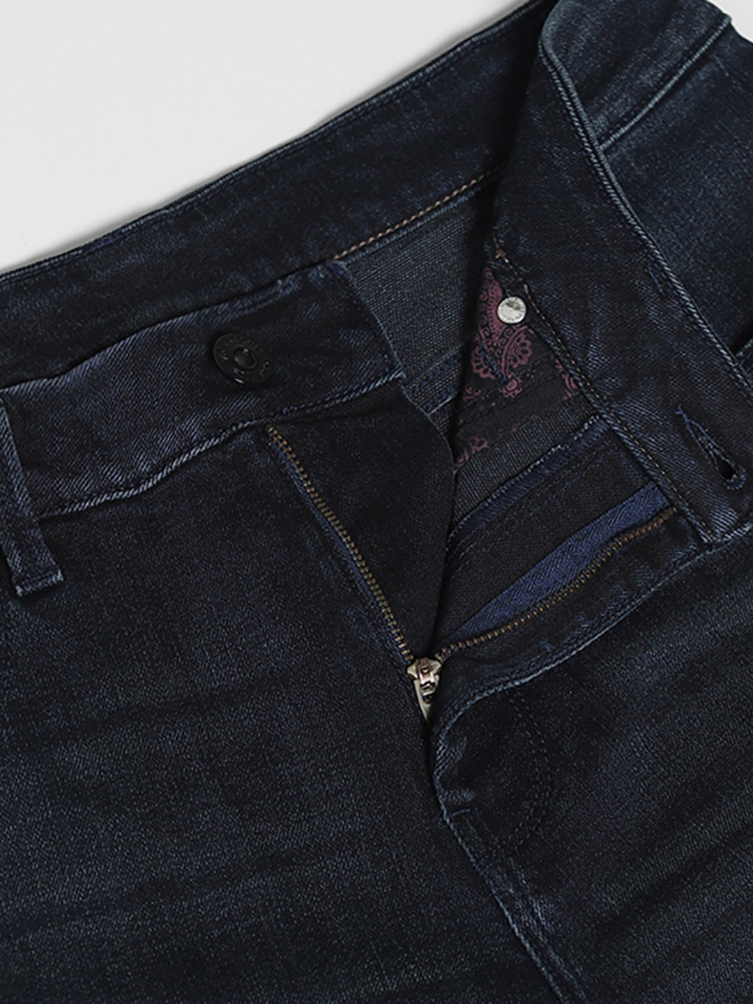 Dark Blue High Rise Cliff Bootcut Jeans