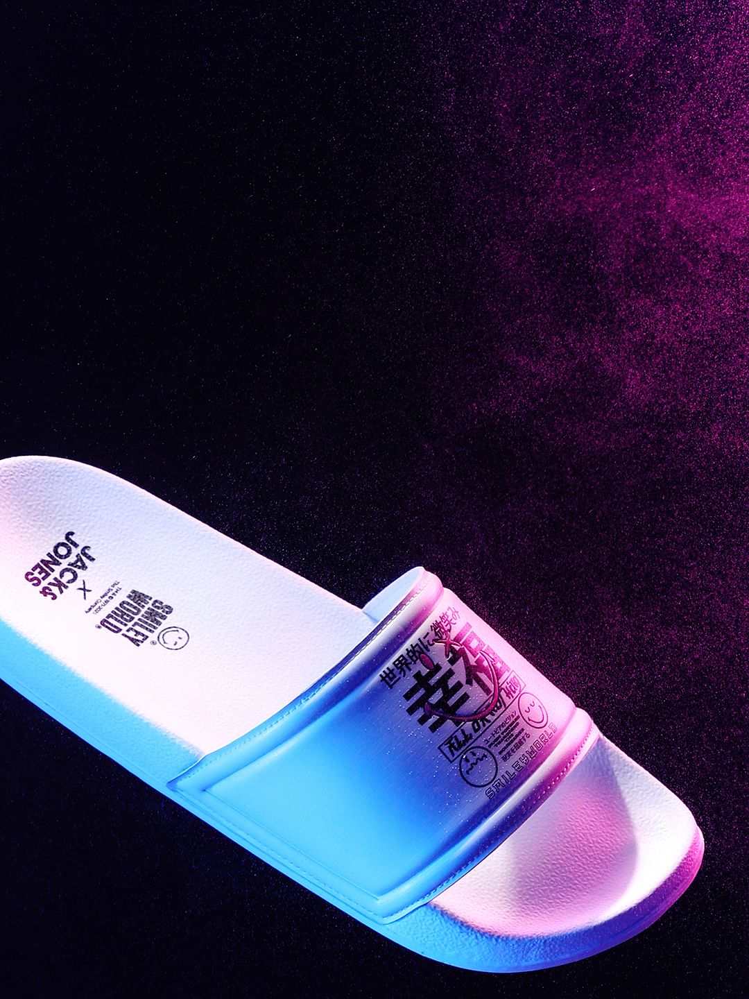 SMILEY White Pool Sliders