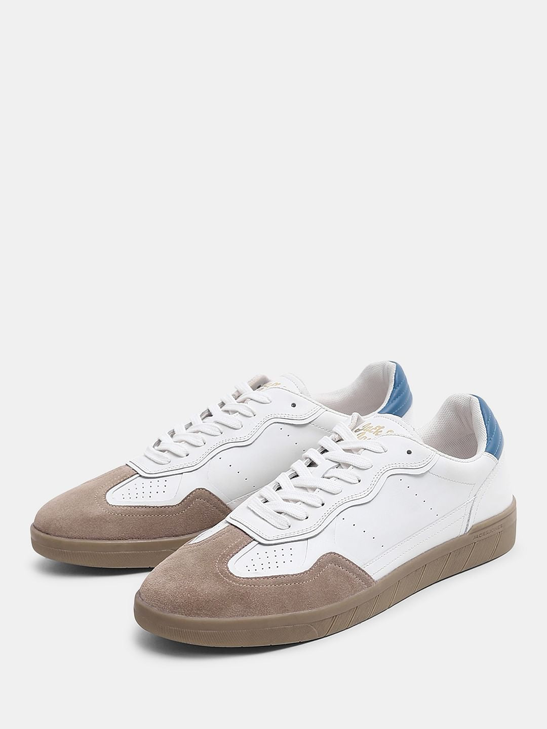 White Premium Leather Sneakers