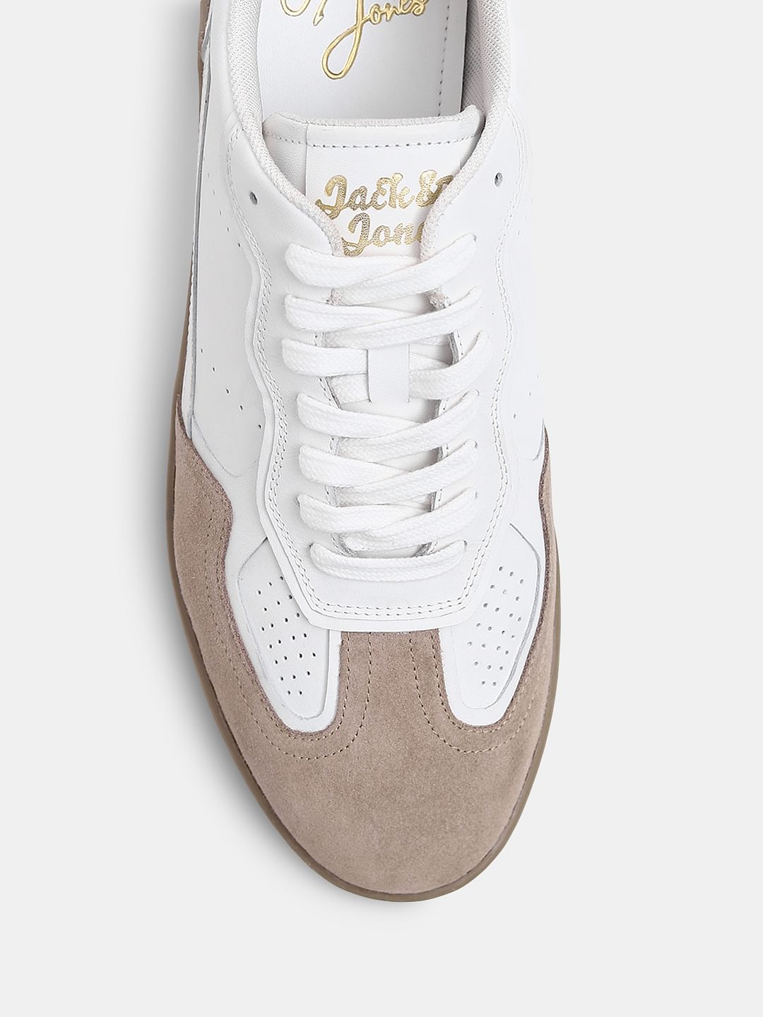 White Premium Leather Sneakers