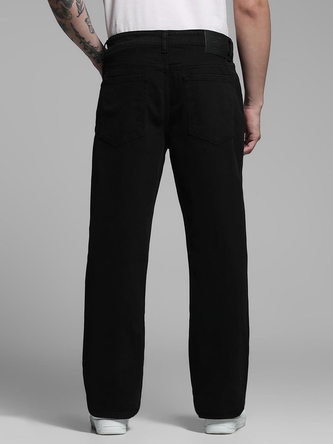 Black High Rise Cliff Bootcut Jeans