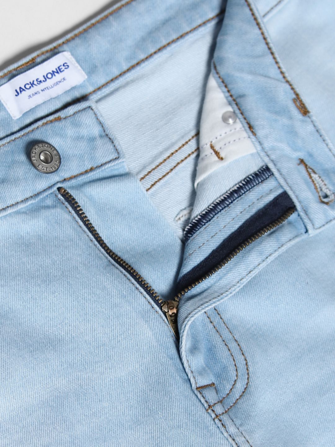Light Blue High Rise Cliff Bootcut Jeans
