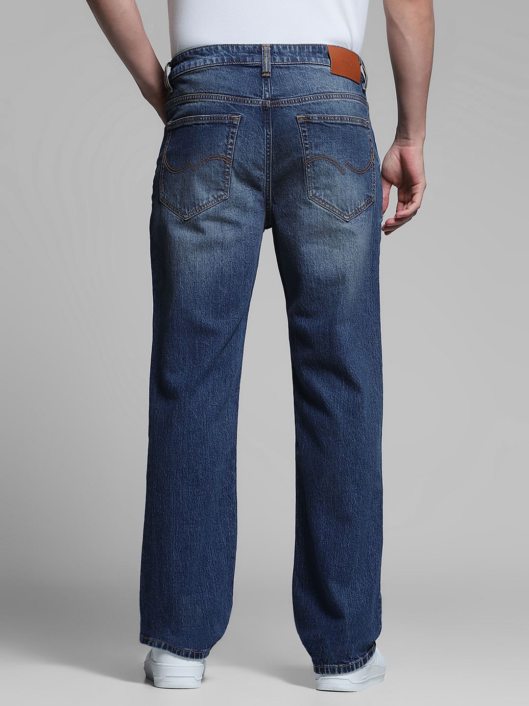 Blue High Rise Cliff Bootcut Jeans