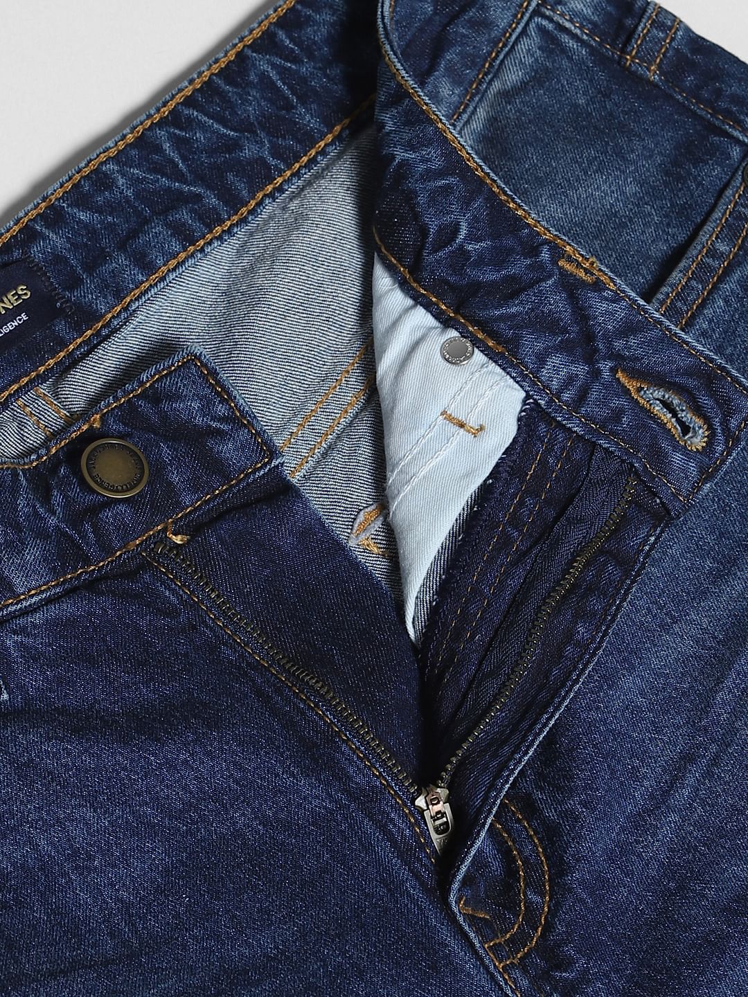 Blue High Rise Cliff Bootcut Jeans