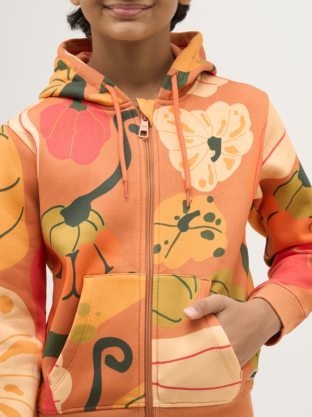 Boys Printed Hooded Sweatshirt