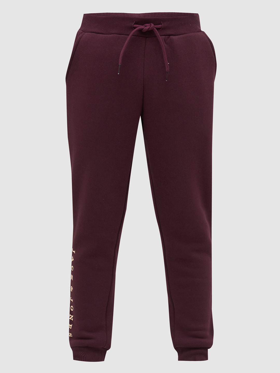 Boys Logo Text Sweatpants - Maroon