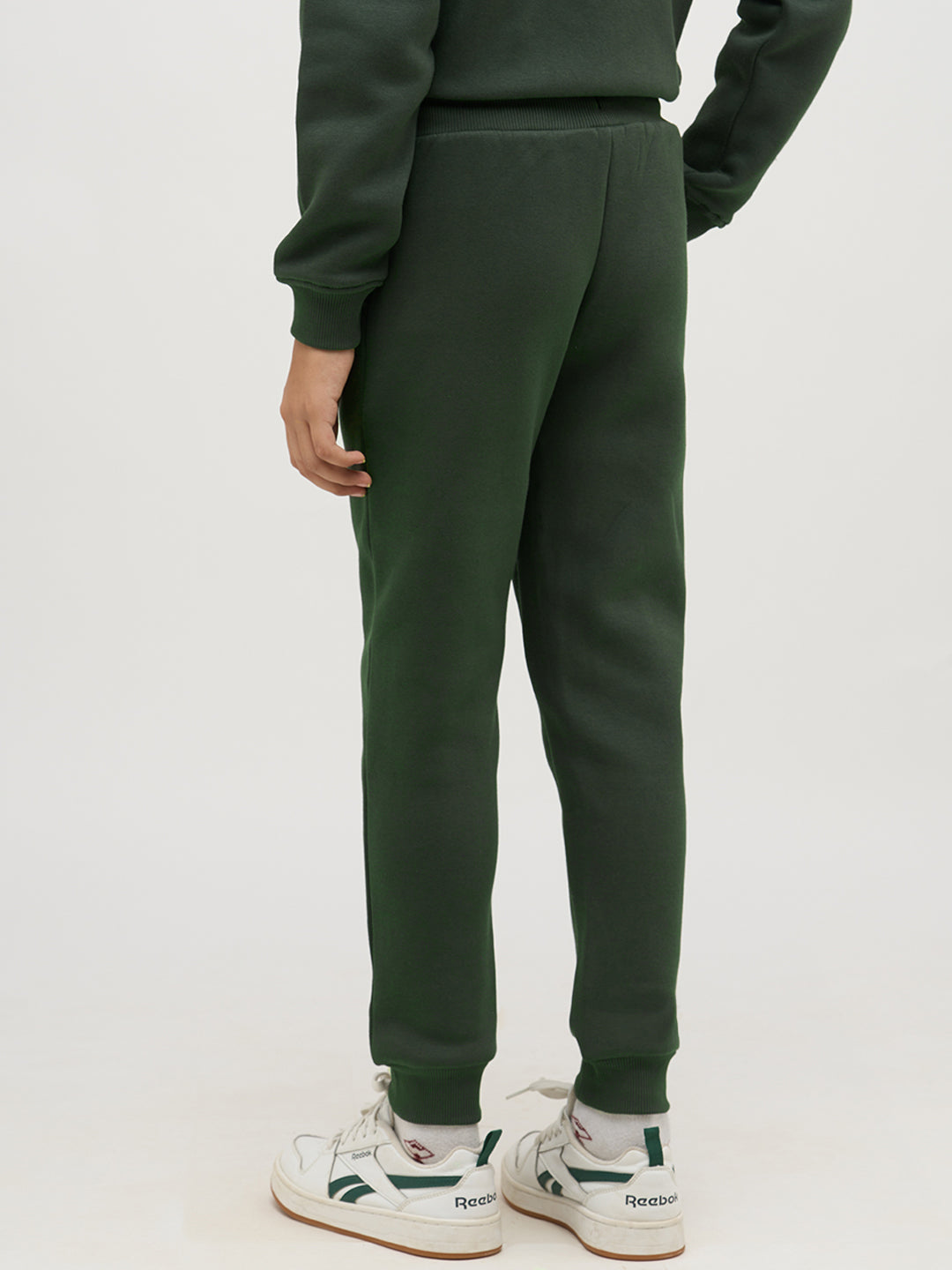 Boys Logo Text Sweatpants - Green