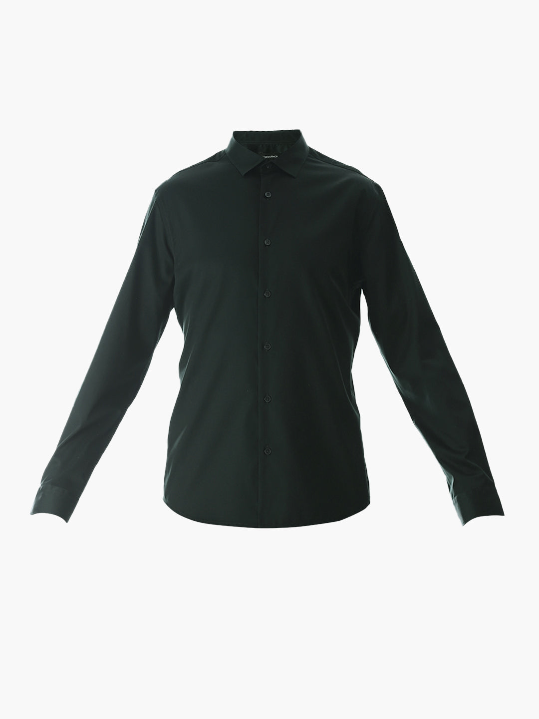 Stretch Slim Fit Full Sleeves Shirt - Green