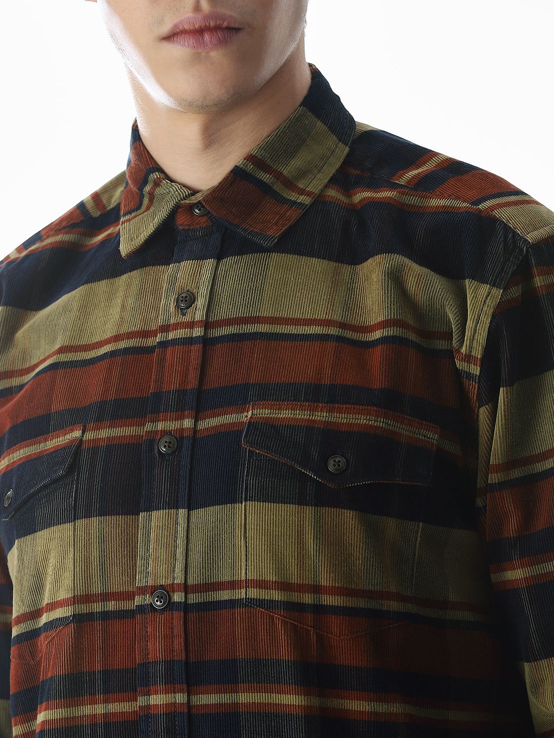 Patch Pocket Check Shirt