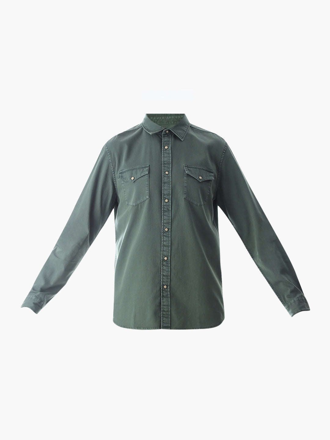 2 Patch Pocket Green Shirt