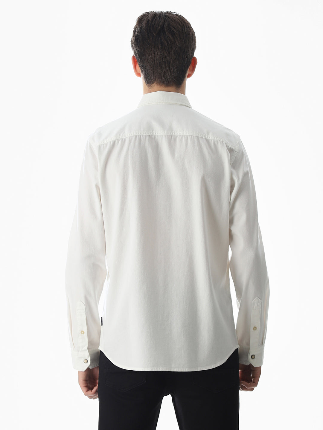 2 Patch Pocket White Shirt