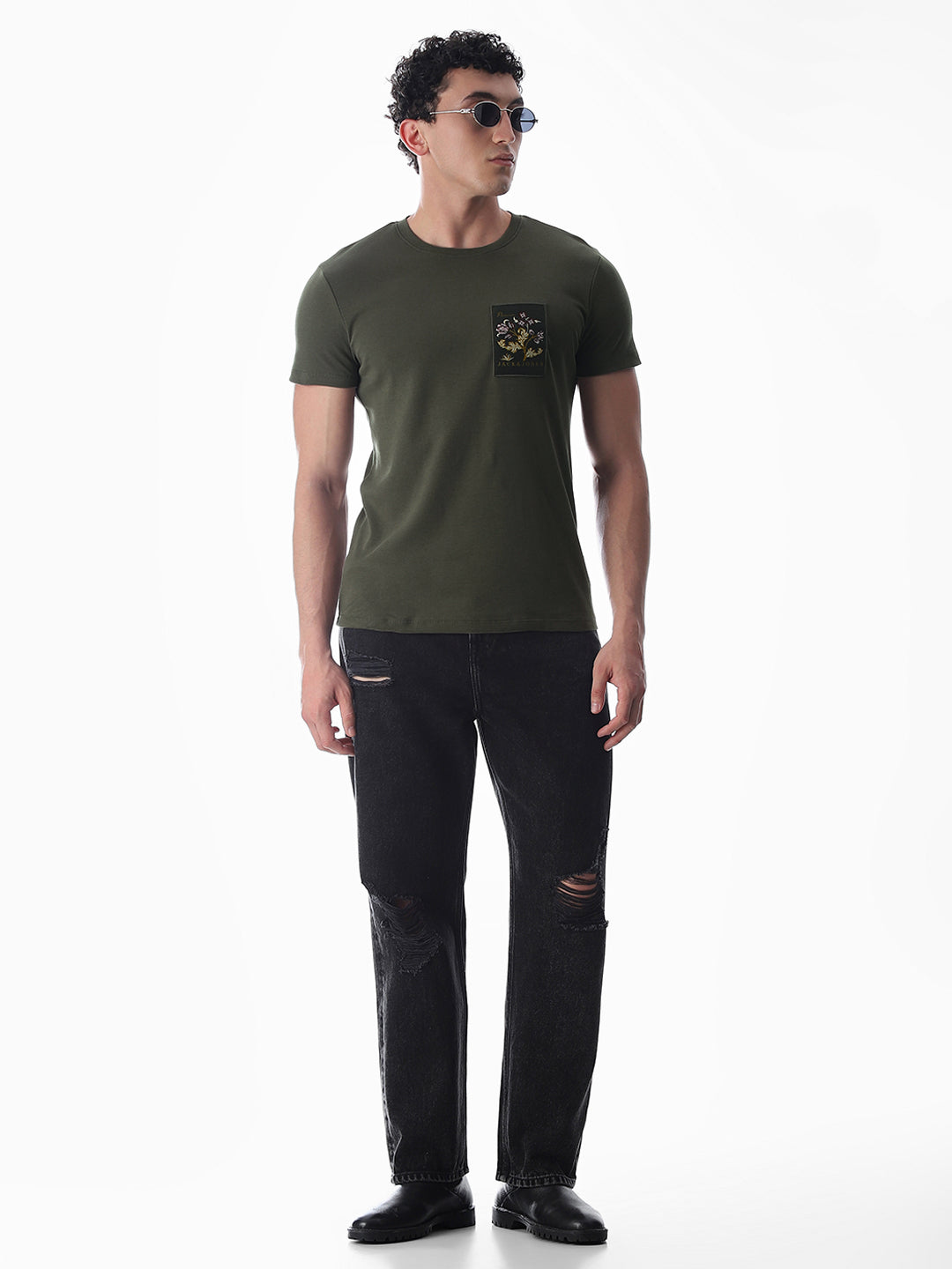 Printed Patch Pocket T-shirt