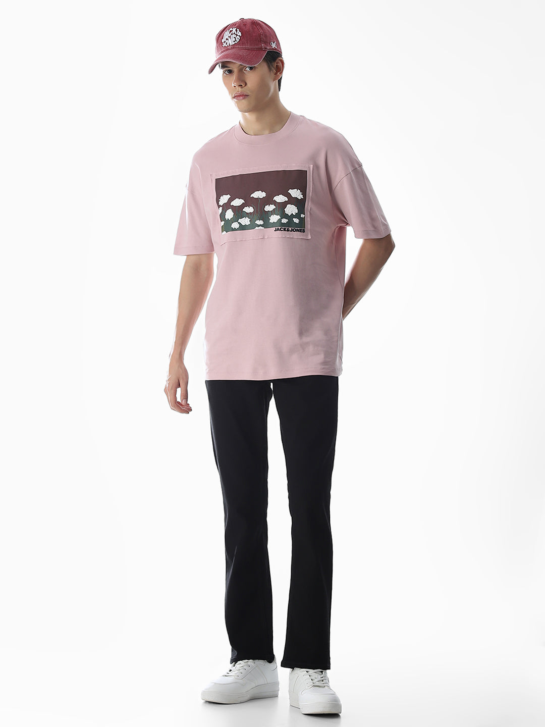 Printed Oversized Cotton T-shirt