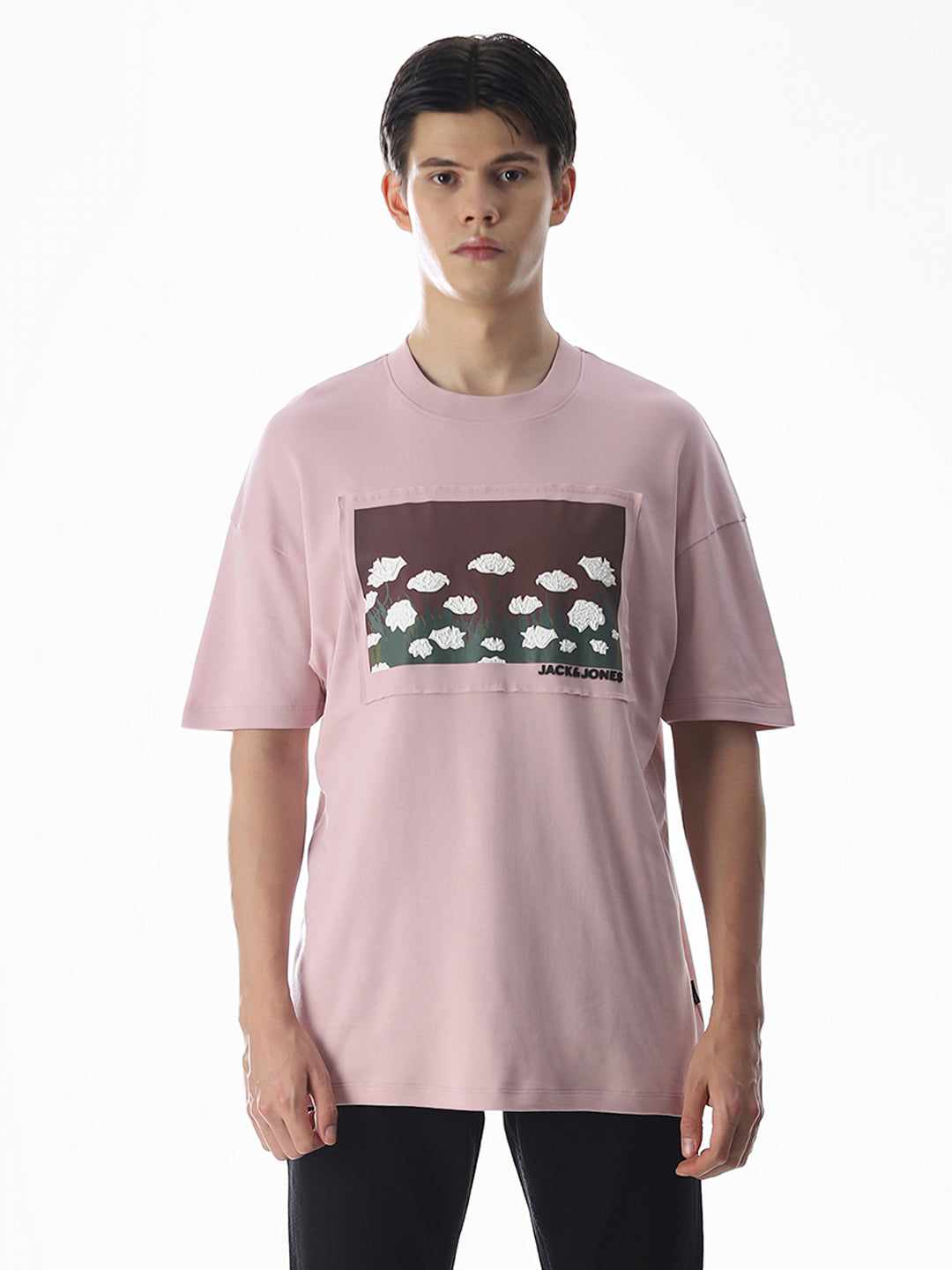 Printed Oversized Cotton T-shirt