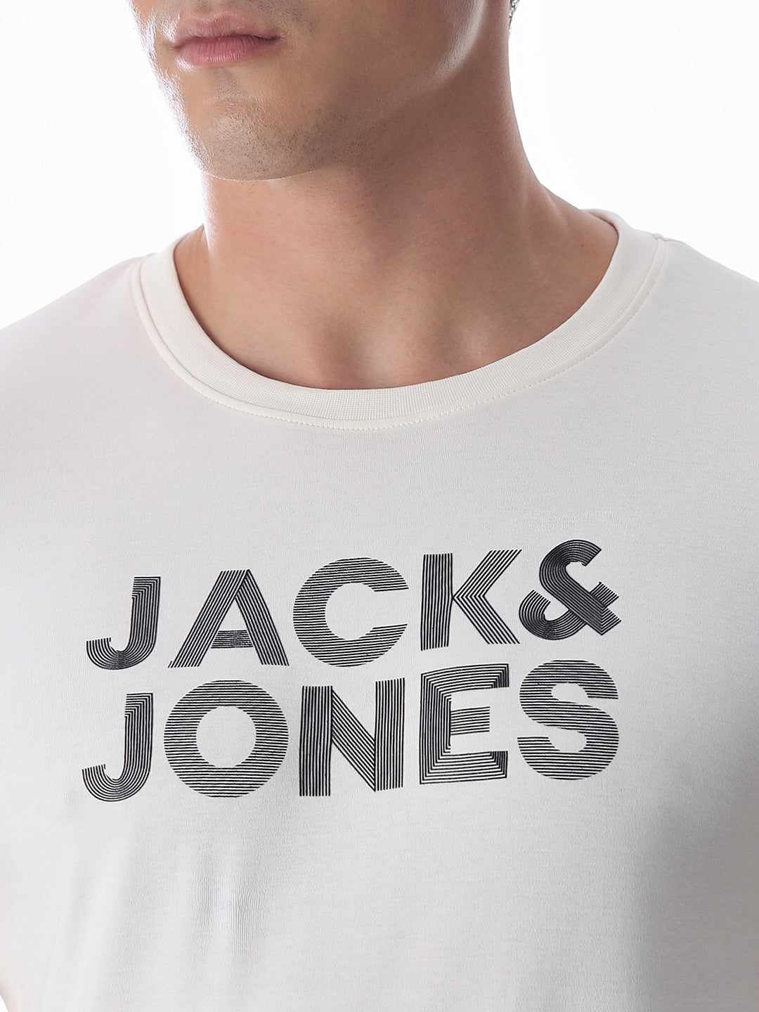 Slim Fit Printed T-shirt - White