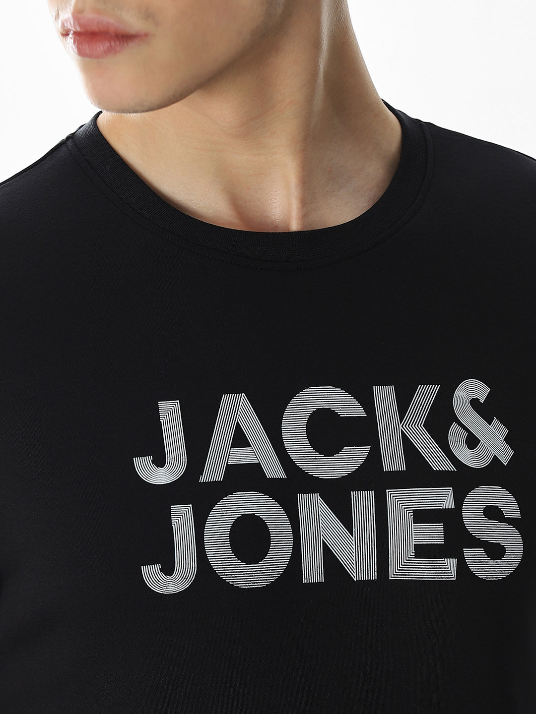 Slim Fit Printed T-shirt - Black