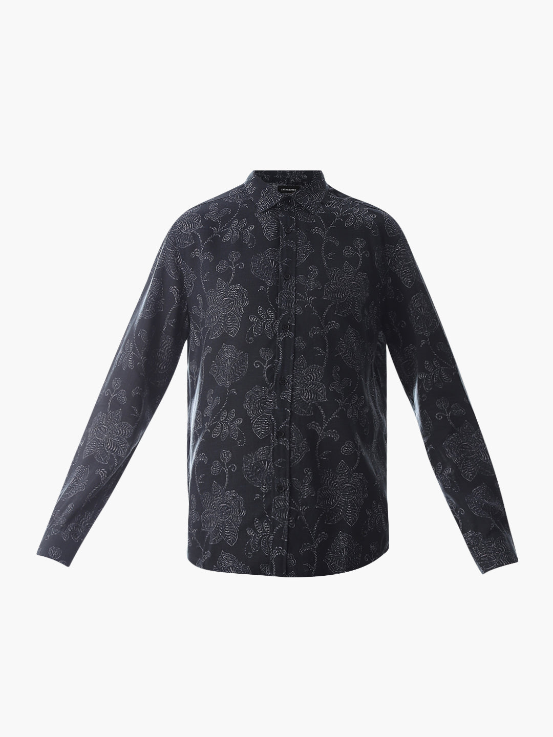 Linen Blend Printed Shirt