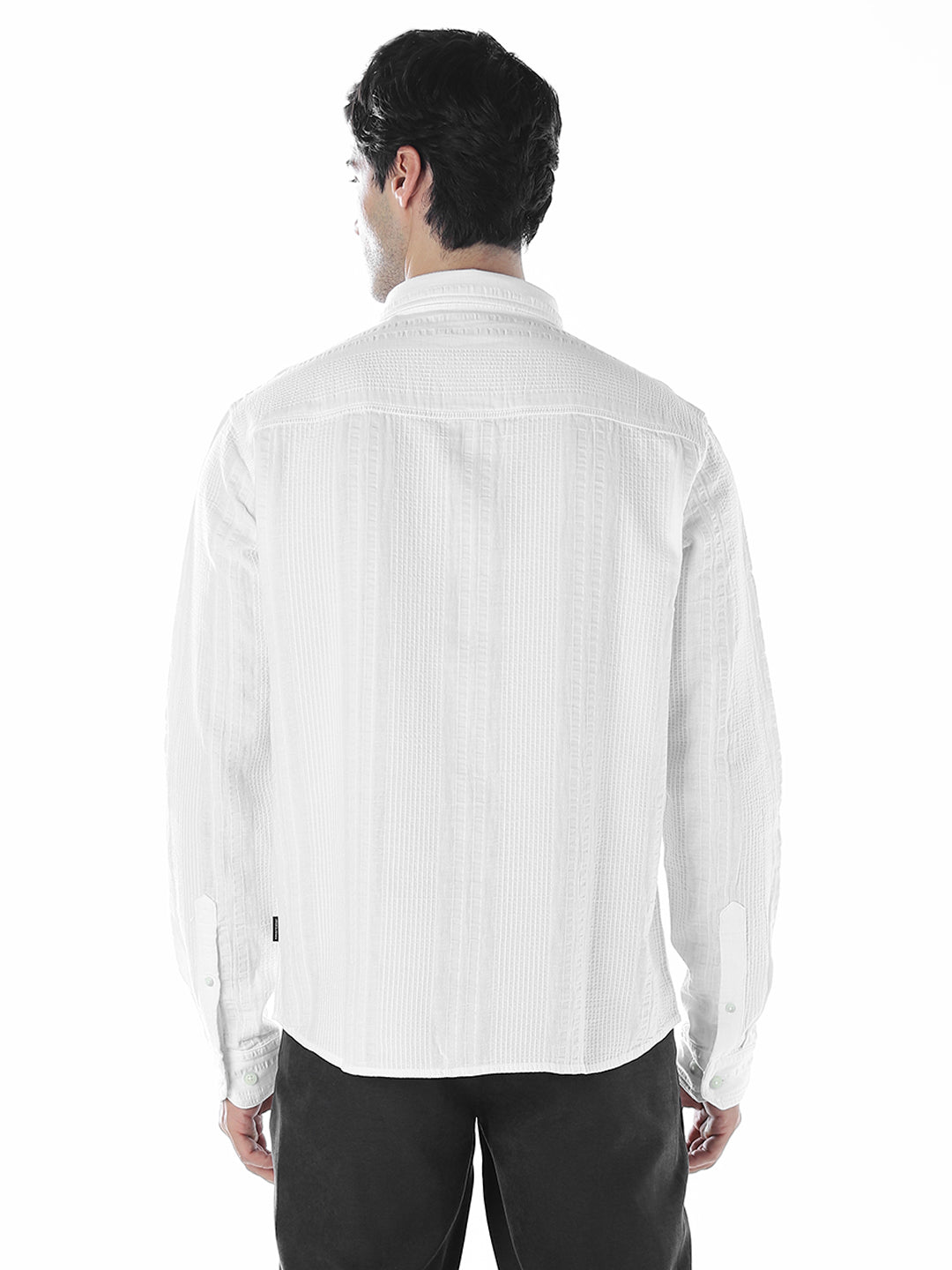 White Cotton Oversized Shirt