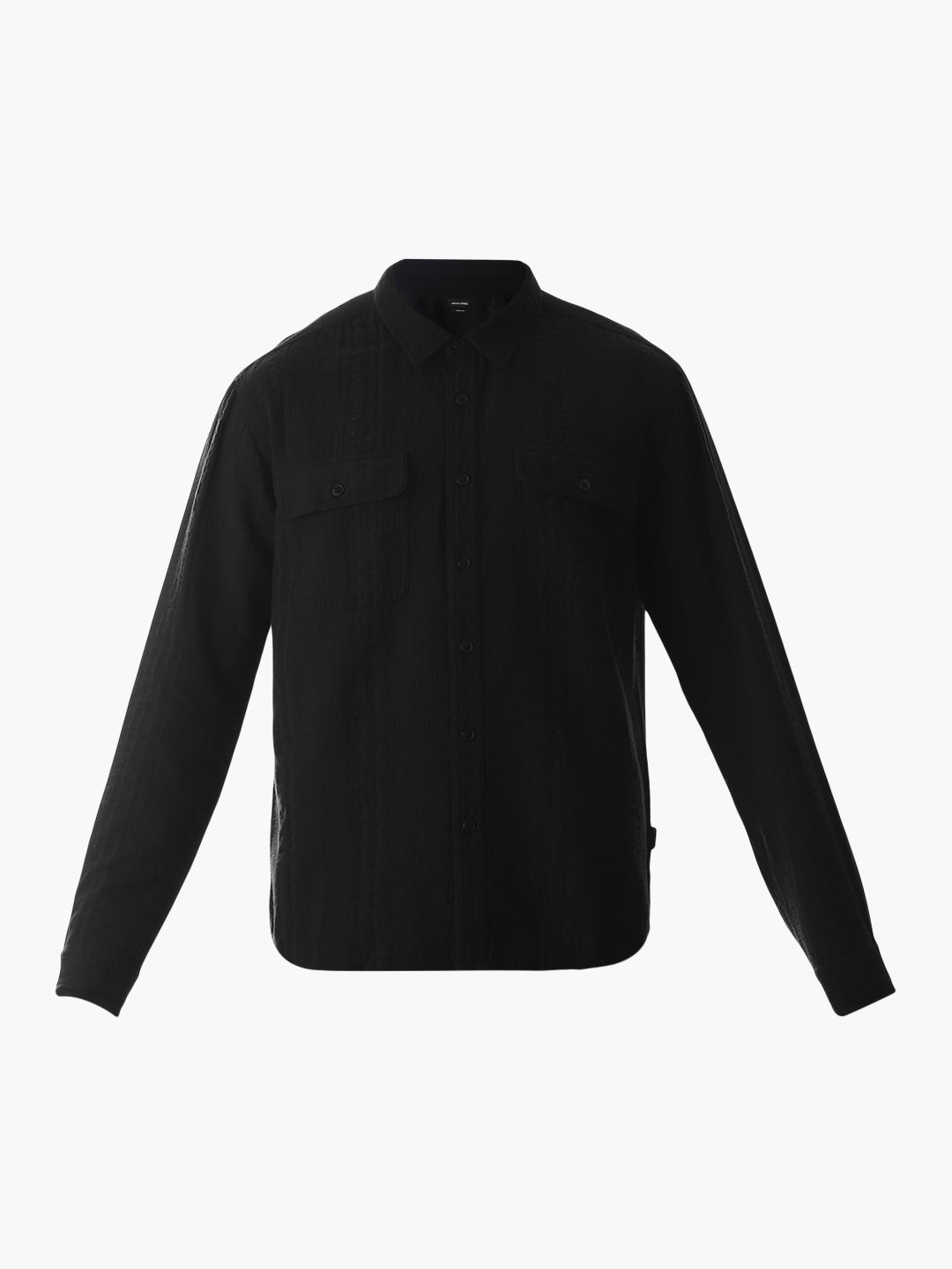 Oversized Black Full Sleeves Shirt