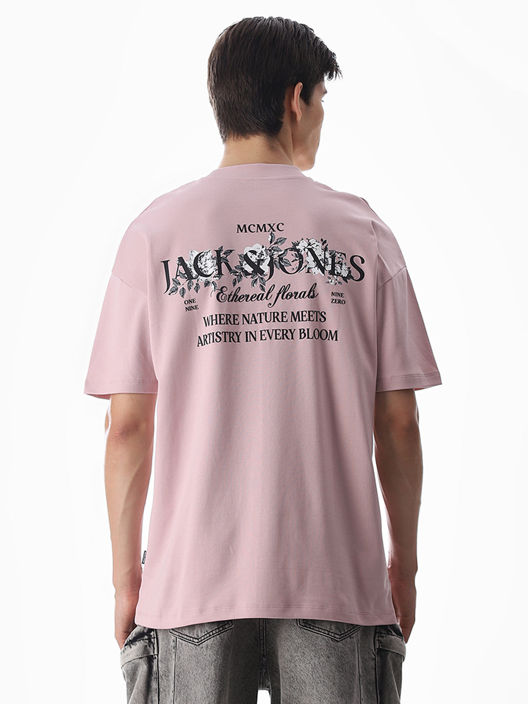 Oversized Logo Print T-shirt - Purple