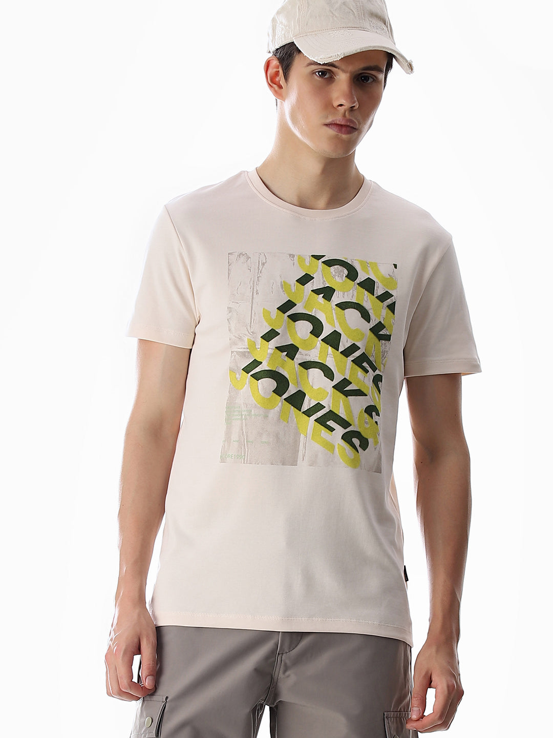 Typography Slim Fit T-shirt