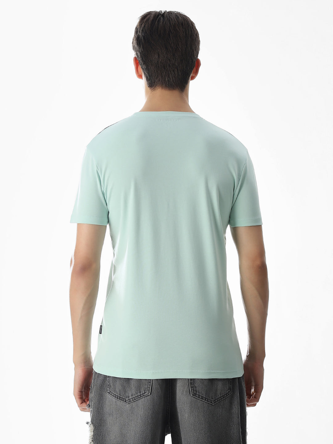 Printed Slim Fit T-shirt - Green