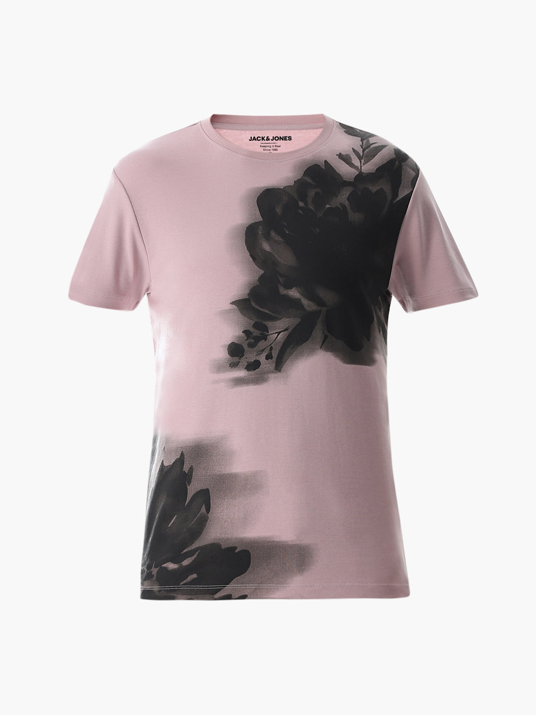 Printed Slim Fit T-shirt - Purple