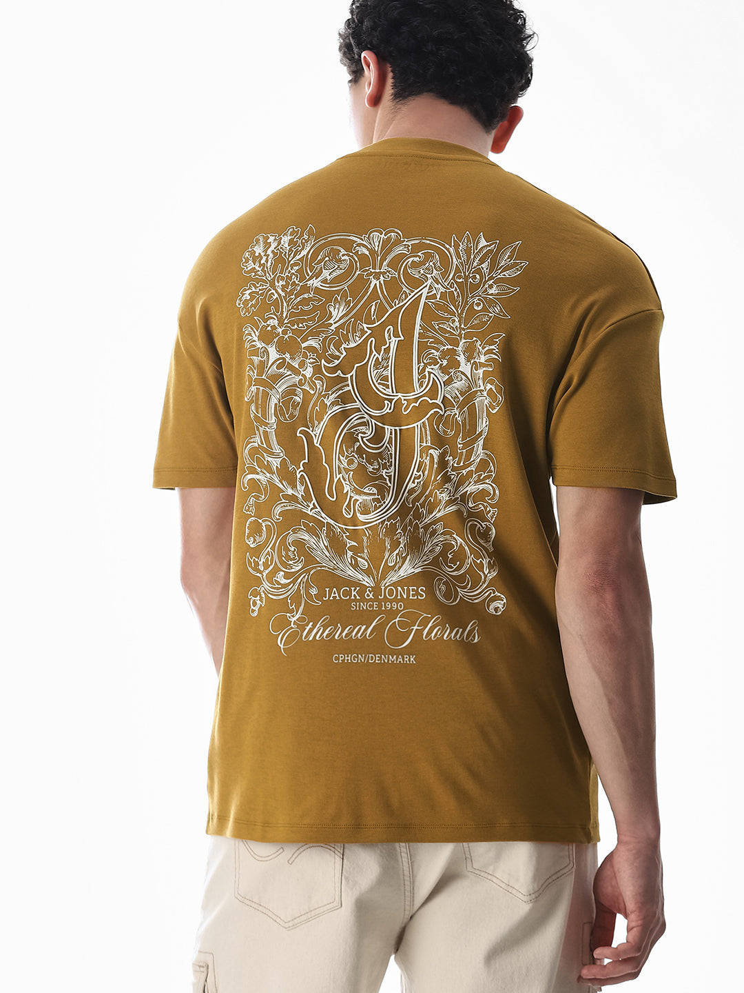 Oversized Knitted Printed T-shirt