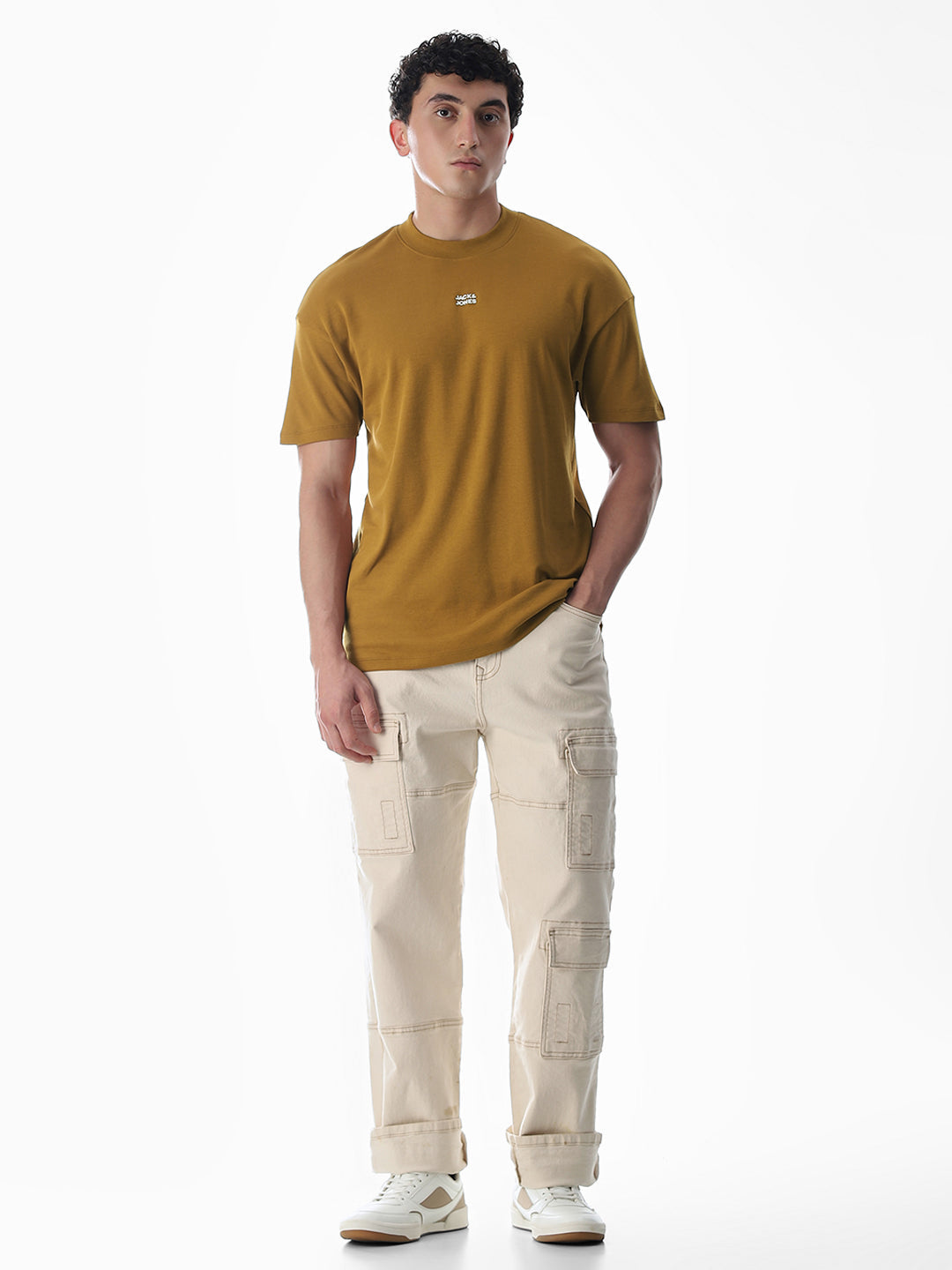 Oversized Knitted Printed T-shirt