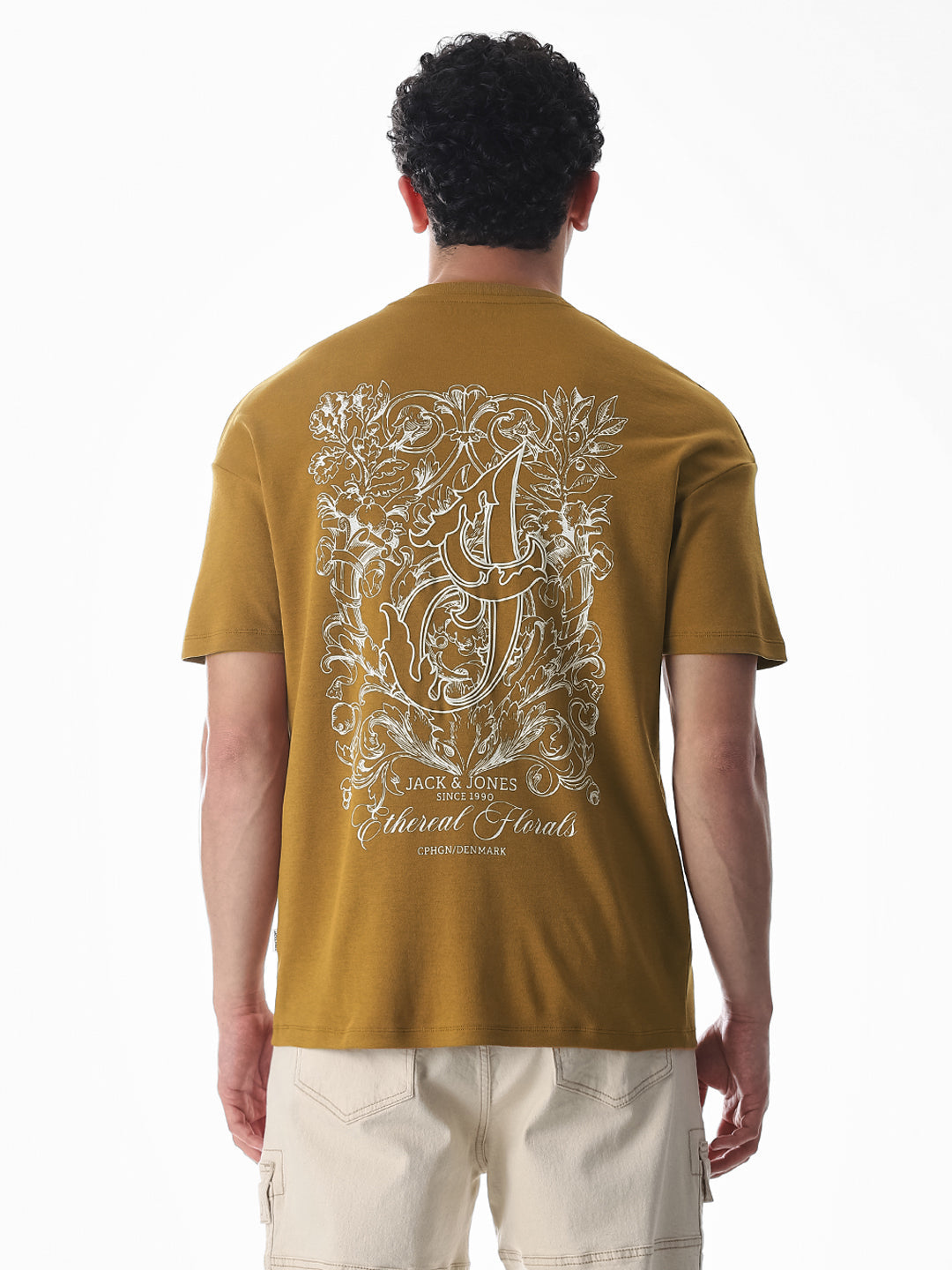 Oversized Knitted Printed T-shirt