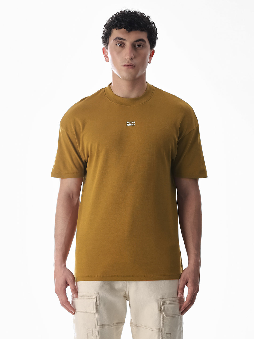 Oversized Knitted Printed T-shirt