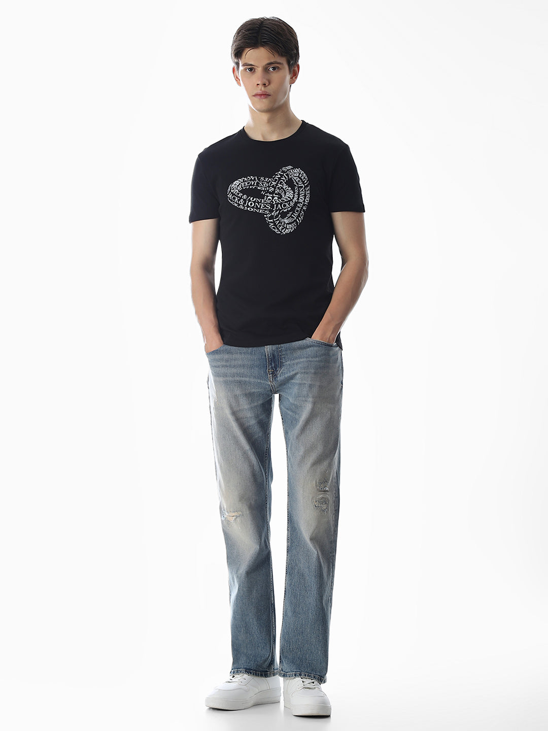 Cut & Sew Slim Fit T-shirt