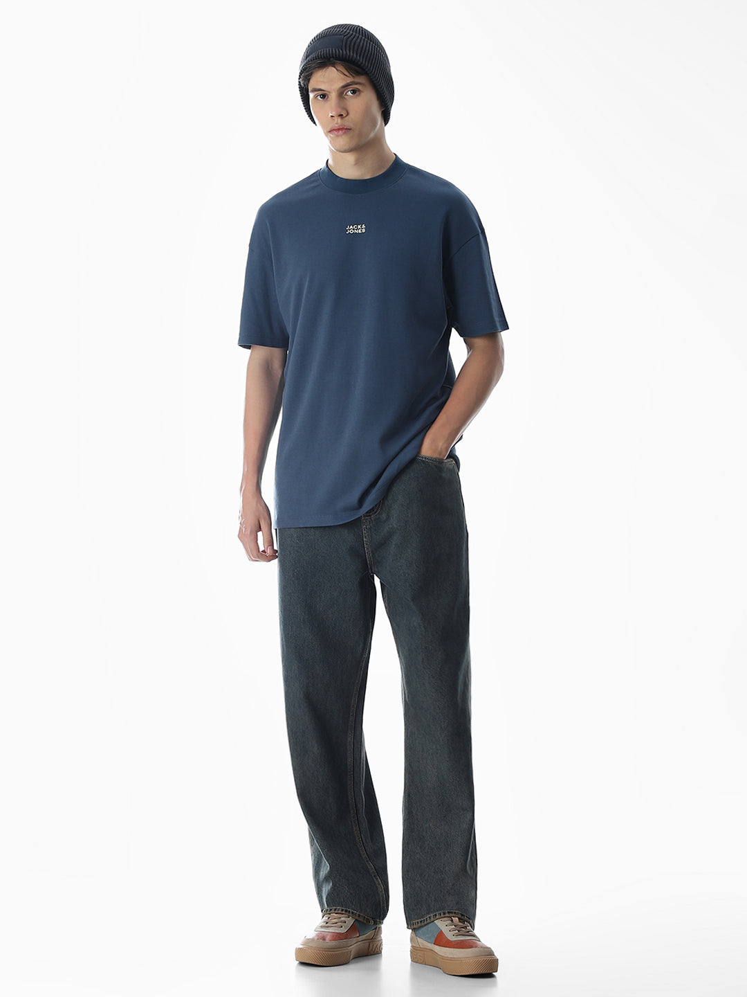 Oversized Logo Print T-shirt