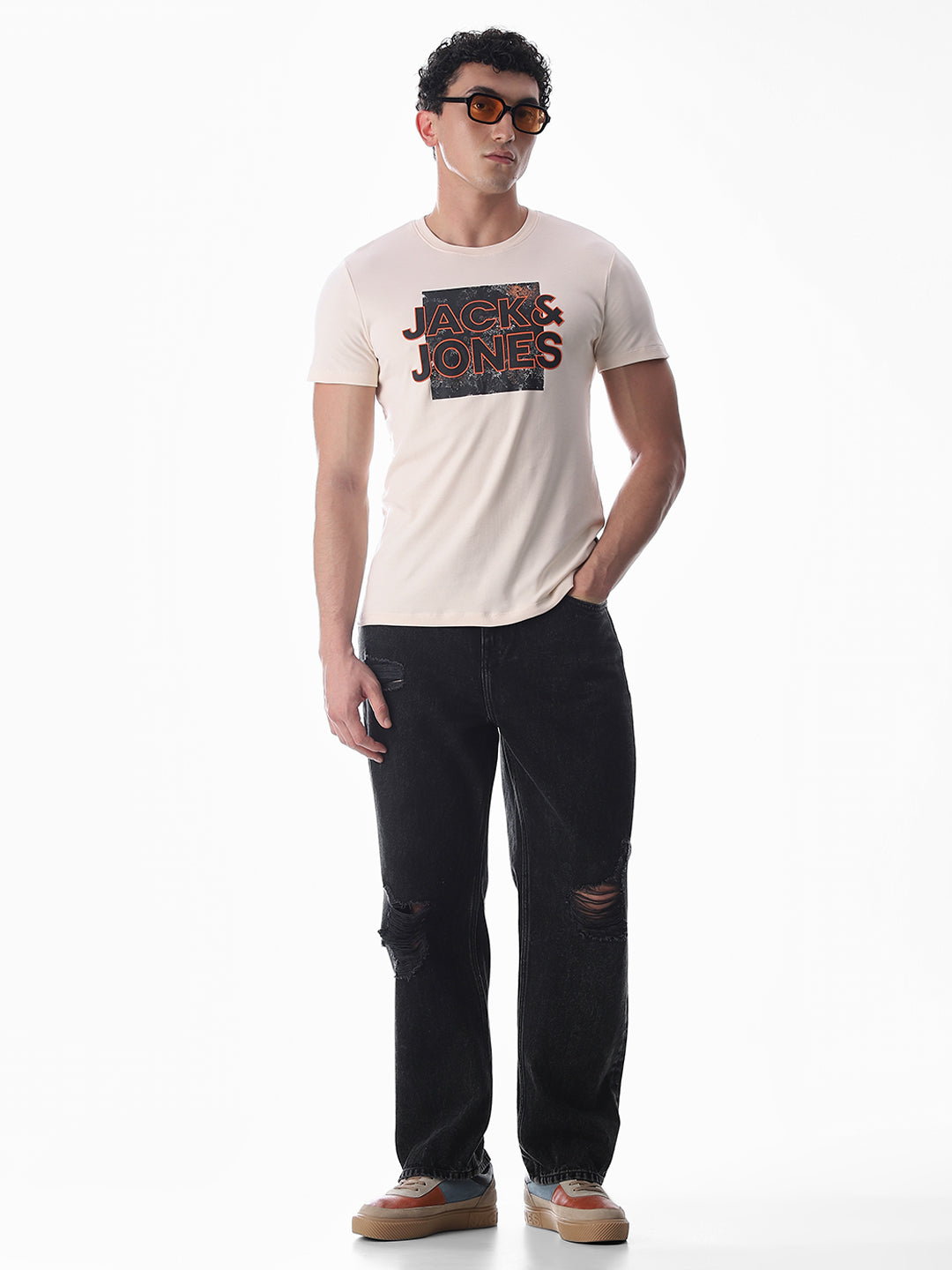 Logo Print Cotton T-shirt - Off-White