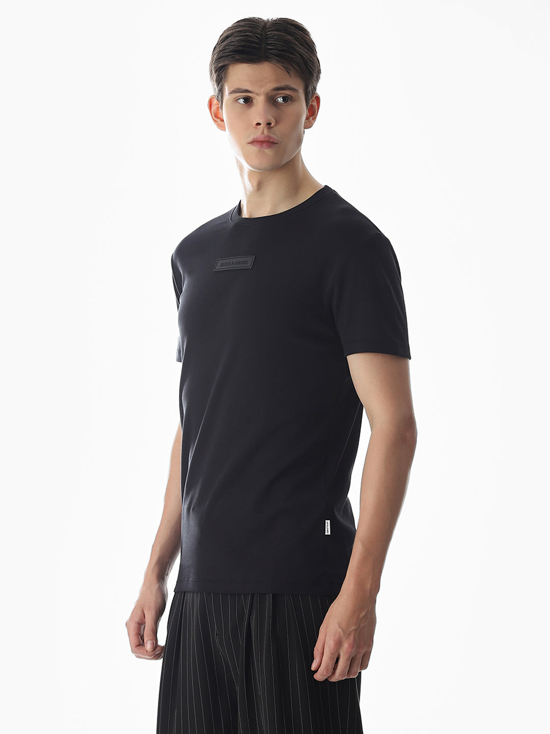 Slim Fit Crew Neck T-shirt - Black