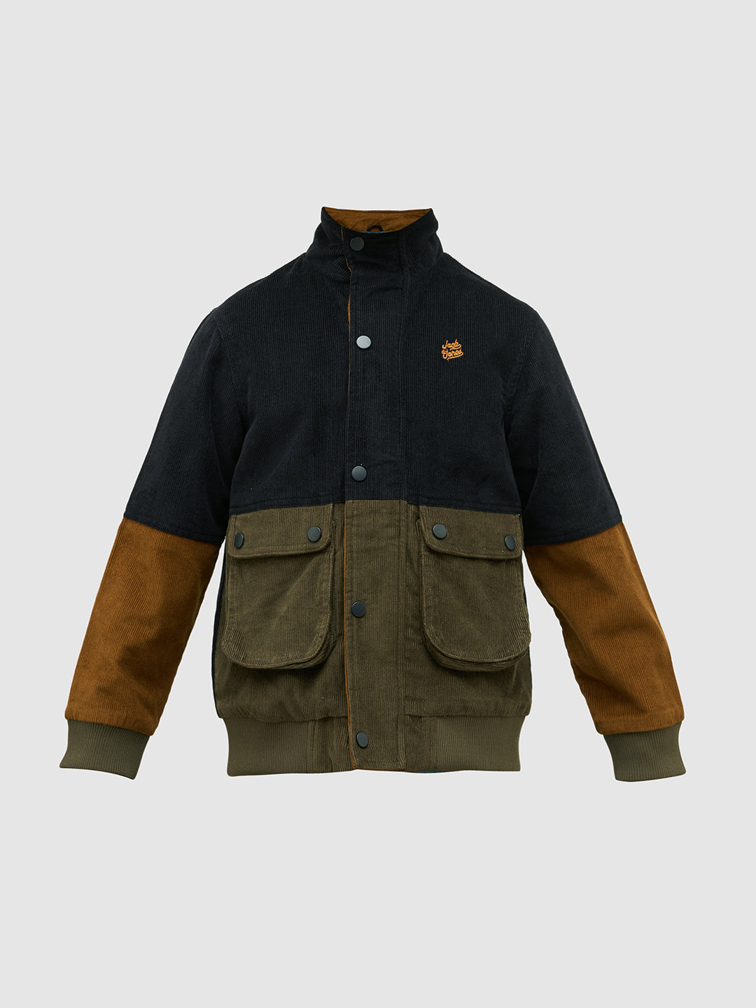 Boys Colourblocked Corduroy Jacket