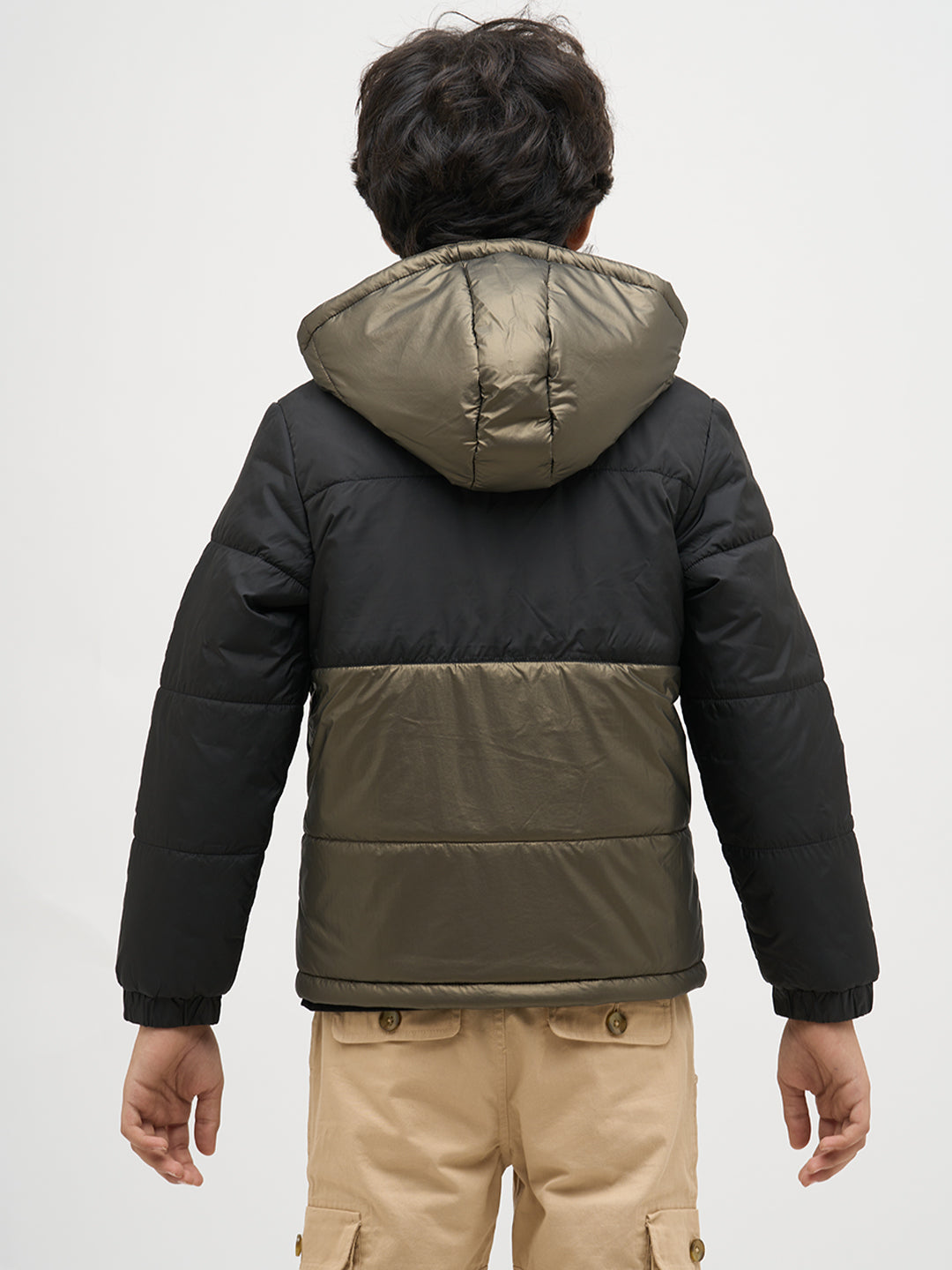 Boys Cut & Sew Colourblocked Jacket