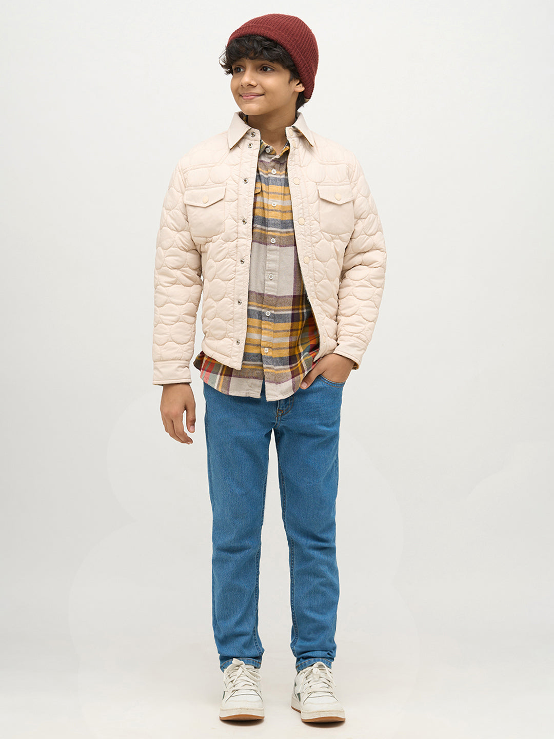 Boys Reversible Buttoned Jacket