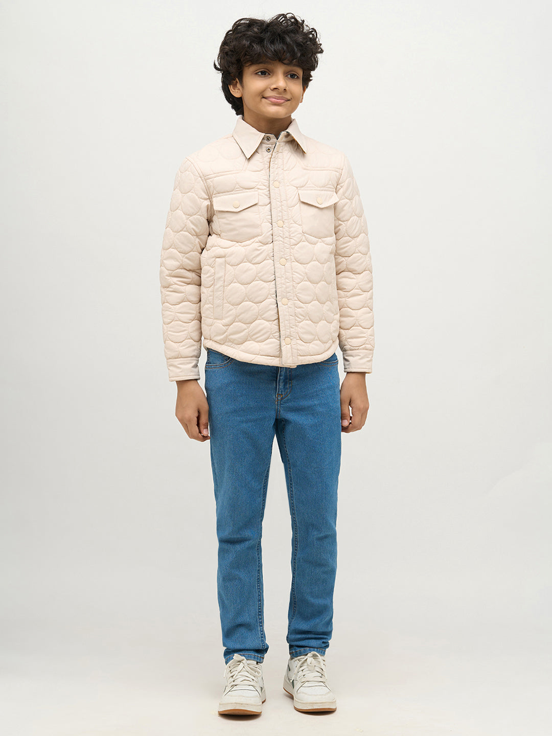 Boys Reversible Buttoned Jacket