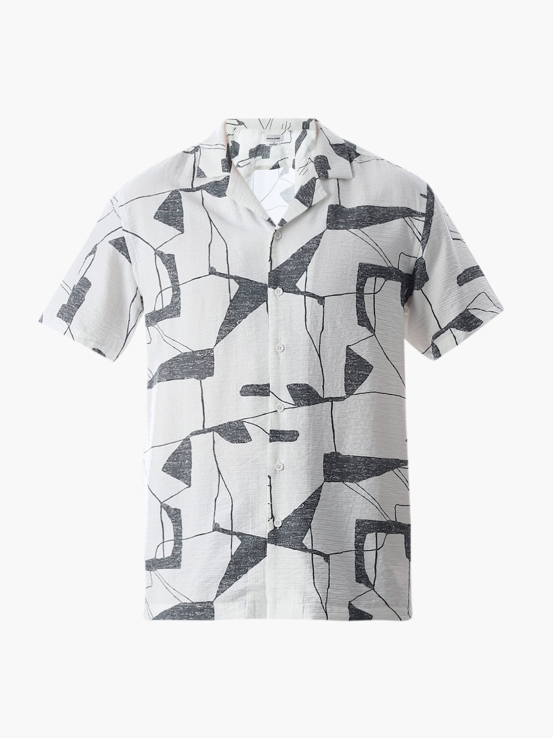 Regular Fit Printed Shirt - Grey
