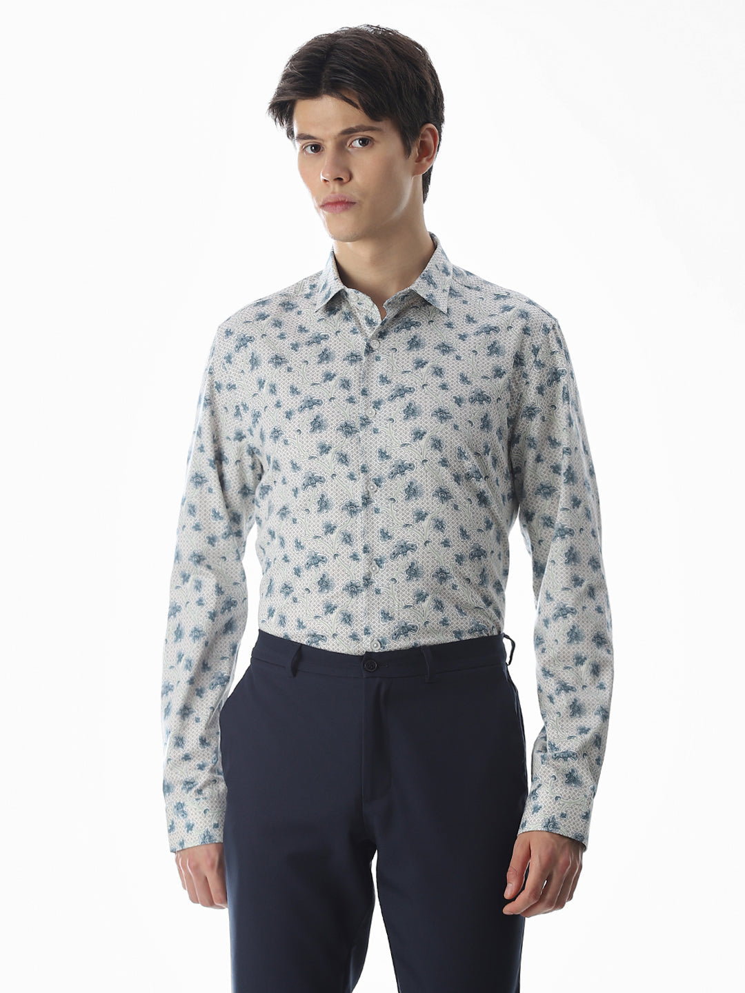 Printed Cotton Full Sleeves Shirt