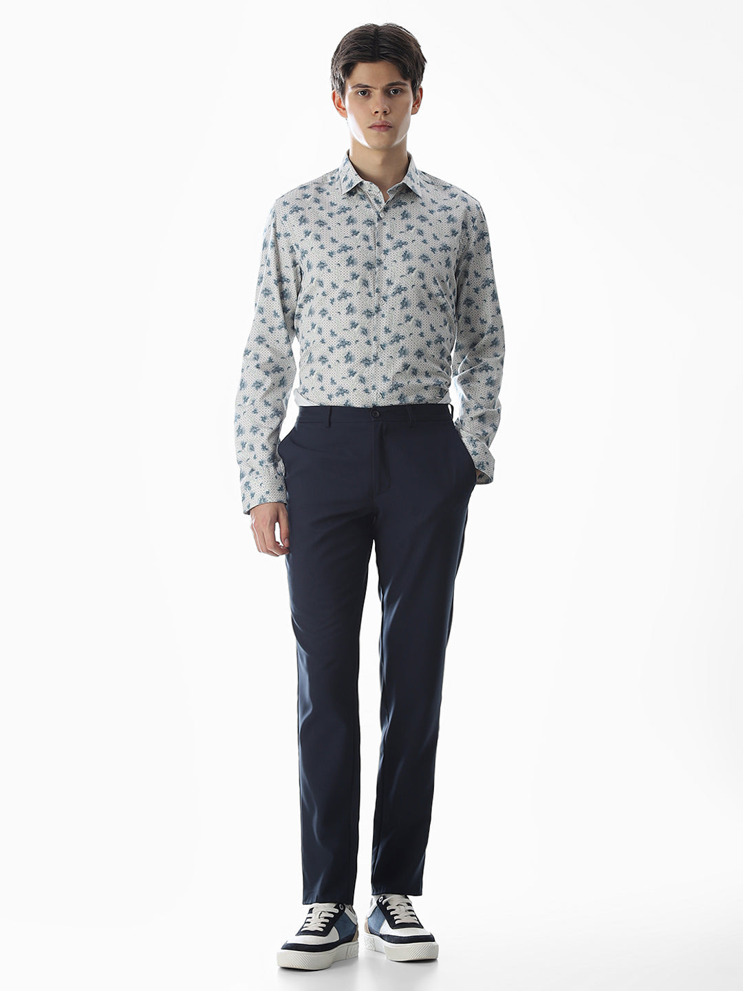 Printed Cotton Full Sleeves Shirt