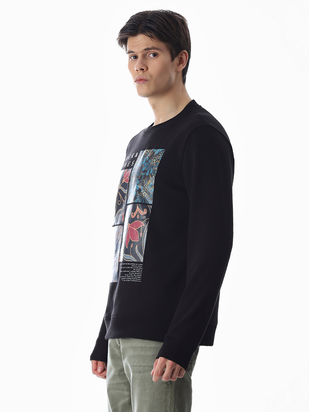Graphic Print Regular Fit Sweatshirt