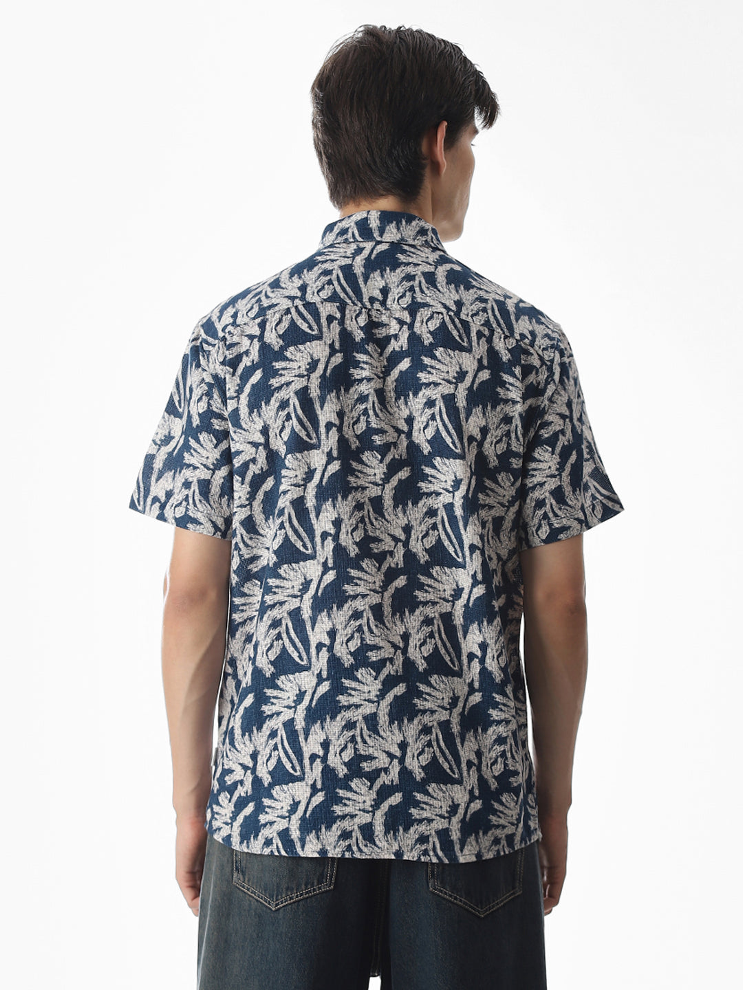 Printed Comfort Fit Cotton Shirt